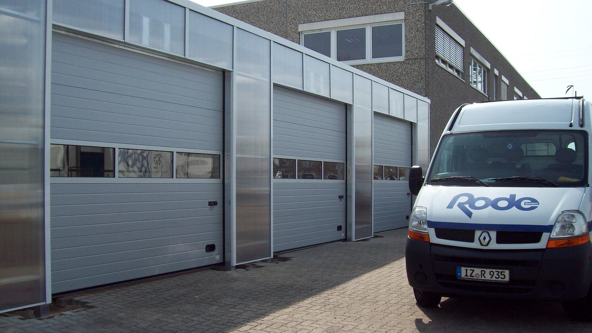 Homepage Fa. Rode GmbH: Startbild